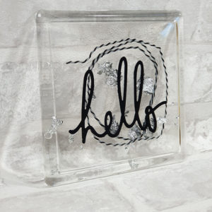 Couverture pour MInialbum en Epoxy “Hello” By Quiscrap