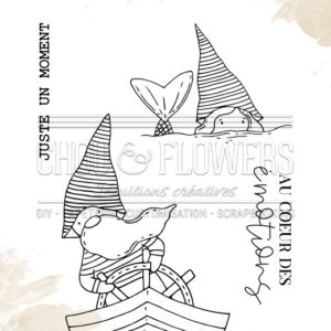 Tampon clear Les Gnomes Marins Chou&Flowers