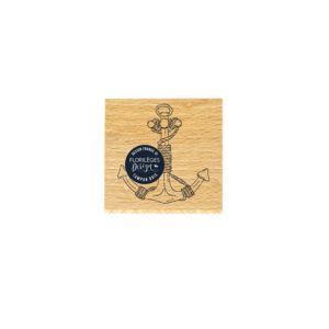 Tampon bois JETER L’ANCRE – Vue sur Mer – Florilèges Design