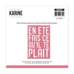 Die Long Courrier Texte Eté -Les Ateliers de Karine