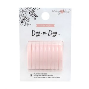 9 Disques Planner Crate Paper Rose blush
