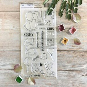 Tampon clear GREY Chou&Flowers