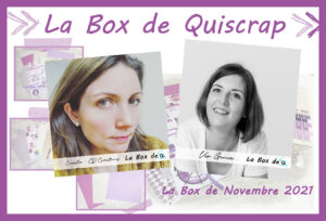 Nos invitées créatives pour la Box de Novembre 2021 sont Coralie et Vir Ginie: