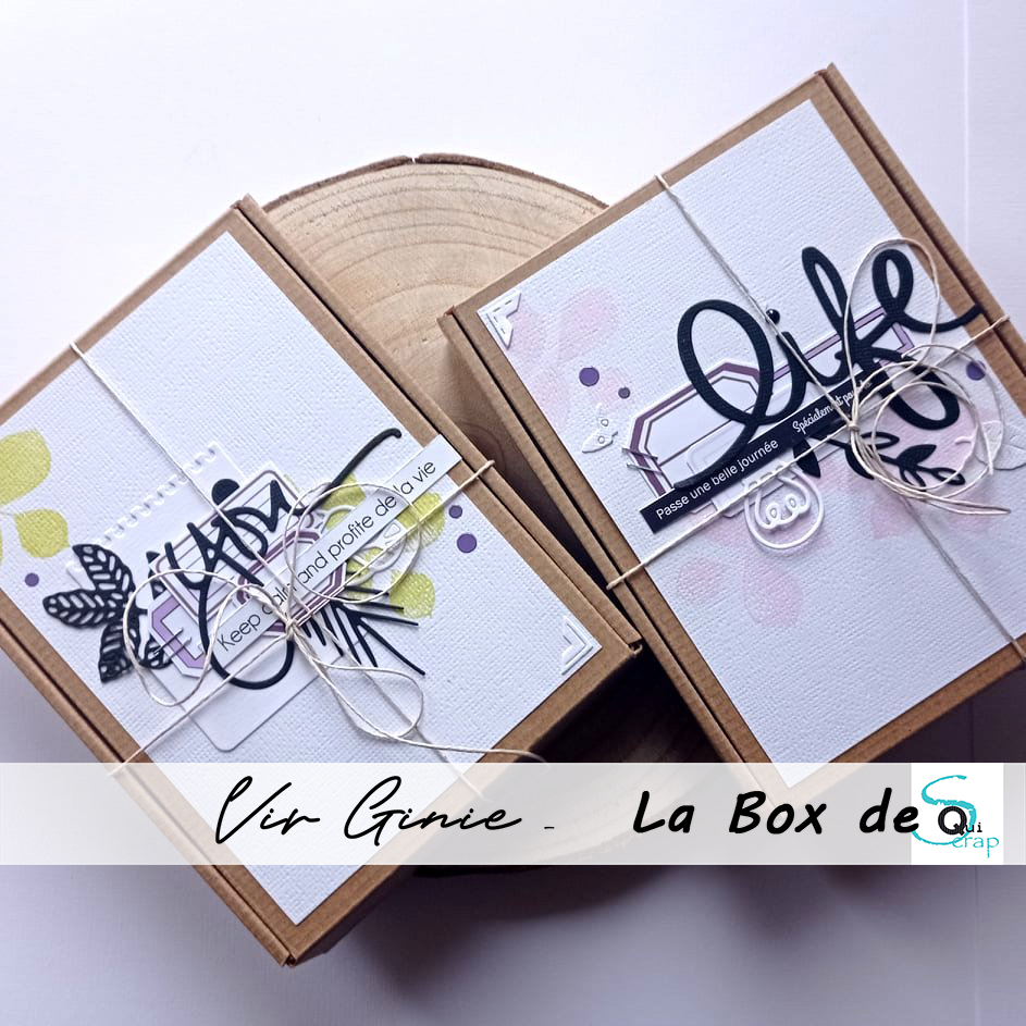Tuto n°4 pour la Box de Novembre 2021 par Vir Ginie: embellir ses emballages KDO