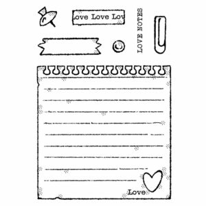 Woodware • Clear tampon Love notes