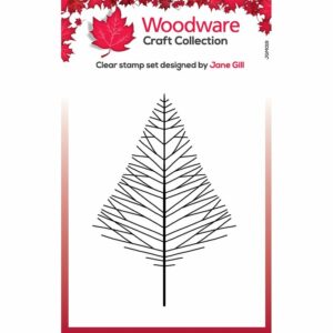 Woodware • Tampon clear Mini wide twiggy tree Sapin
