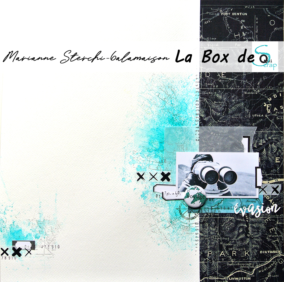 You are currently viewing Tuto n°1 pour la Box de Mars 2022 par Marianne Sterchi: la page de scrap
