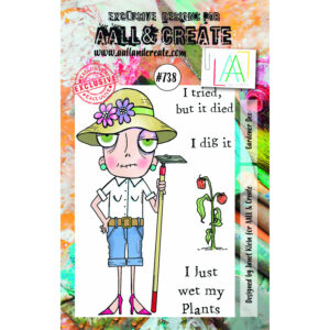 AALL and Create Stamp Set -738 Gardener Dee