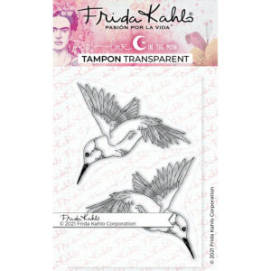 Planche de tampons transparents officiels Frida Kahlo – Colibris