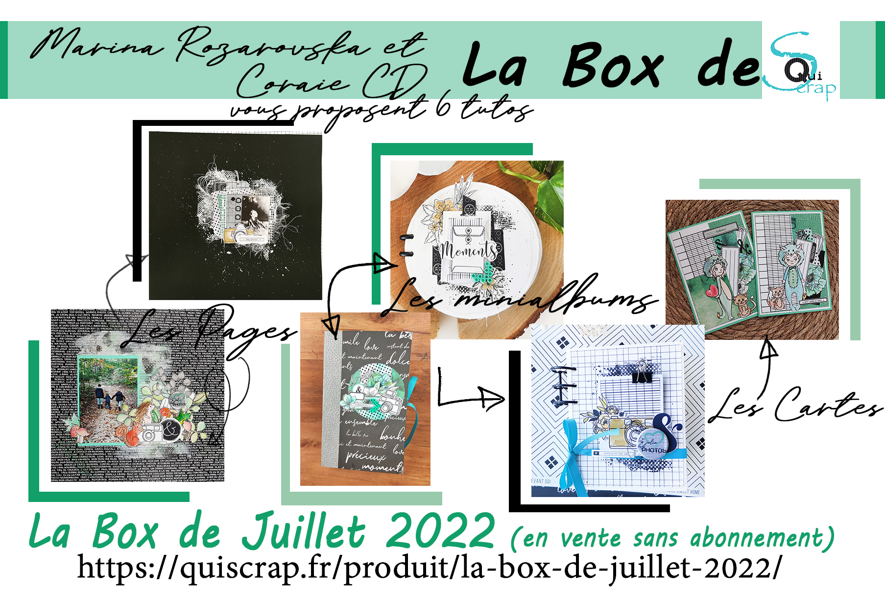 You are currently viewing 6 Tutos à réaliser avec la Box de Juillet 2022
