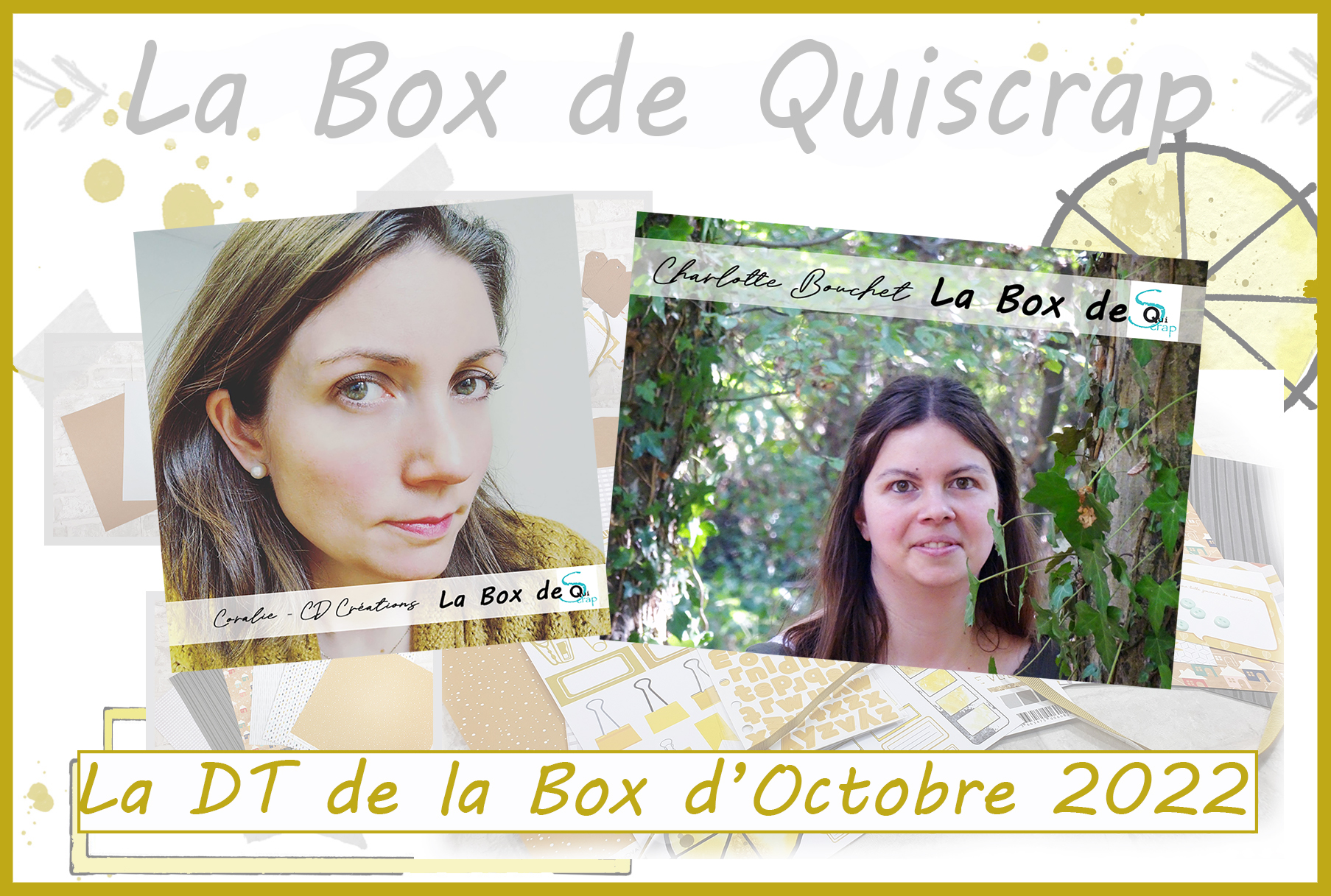 You are currently viewing Les Invitées Créatives de la Box d’Octobre 2022 sont Coralie DC et Charlotte Bouchet