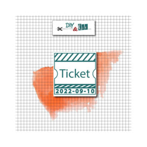 Sceau en laiton : Ticket – DIY and Cie