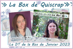 Lire la suite à propos de l’article Les Invitées Créatives pour la Box de Janvier 2023 sont Charlotte Bouchet et Audrey ScrapaDoune