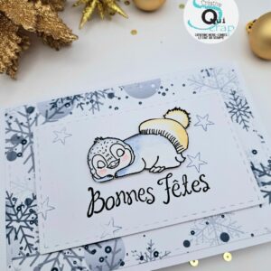Tampons clear – Les pingouins en hiver – Quiscrap