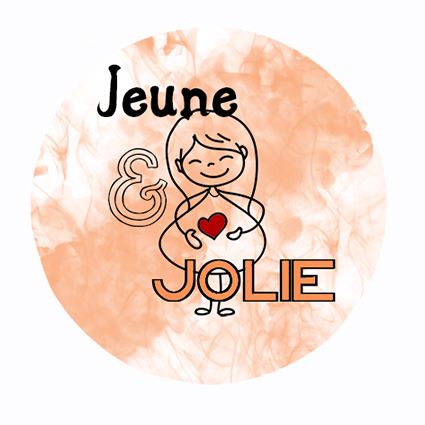 Badge 32 mm – Jeune & Jolie – Quiscrap