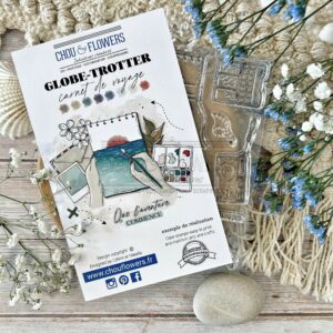 Tampon CLEAR A6 CARNET DE VOYAGE – Globe-Trotter – Chou & Flowers