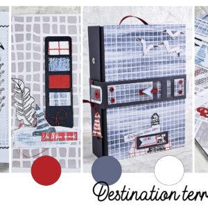 Kit Minialbum Destination terre mer