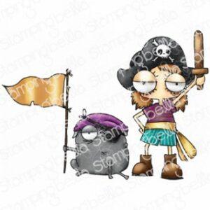 Tampon – Pirate & PUG Mini Oddball – Stamping Bella