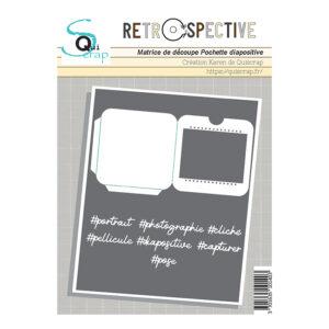 Matrice de découpe – pochette diapositive – Collection RETROSPECTIVE – Quiscrap