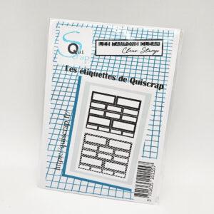 Tampons clear - Les étiquettes de Quiscrap - Quiscrap