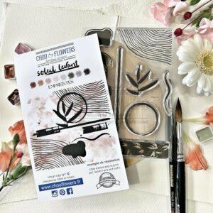 Tampons Empreintes – collection Soleil Levant – Chou and flowers