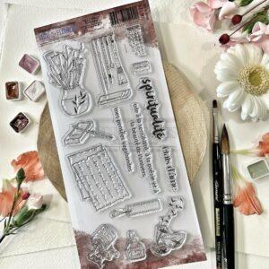 Tampons Calligraphie – collection Soleil Levant – Chou and flowers