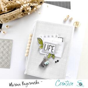 Kit Minialbum Life de Marina Ruzarovksa/Scrap_Bouc