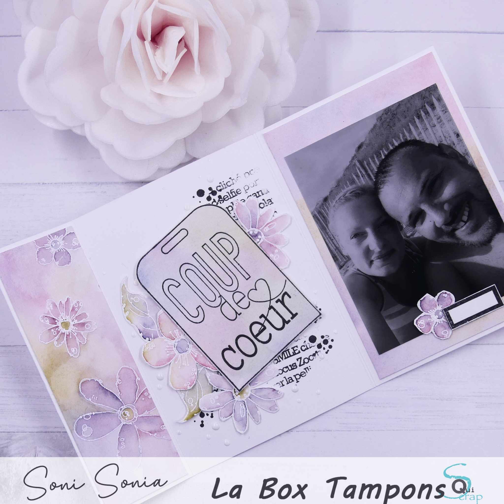 You are currently viewing Illustration pastelle de la Box tampons par Soni Sonia