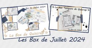 Lire la suite à propos de l’article Les Box de Juillet 2024