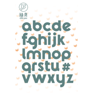 Matrices de découpe Colorful alphabet – HA PI Little Fox