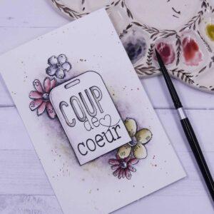 Lire la suite à propos de l’article Le tampon Etiquette Coup de coeur illustré par Soni Sonia