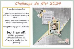 Lire la suite à propos de l’article Challenge de Mai 2024: 5€ à gagner