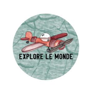 Badge 25mm – Avion – Quiscrap