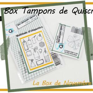 La Box Tampons de Quiscrap