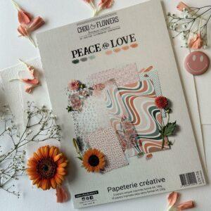 Papeterie Créative – Collection Peace and Love – Chou & Flowers