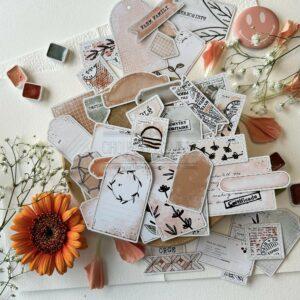 DIE CUTS Terracotta – Collection Peace and Love – Chou & Flowers