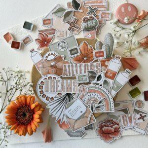 DIE CUTS PEACE AND LOVE – Collection Peace and Love – Chou & Flowers