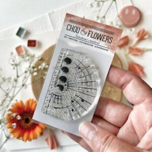 Tampons A8 Fond grunge – Collection Peace and Love – Chou & Flowers