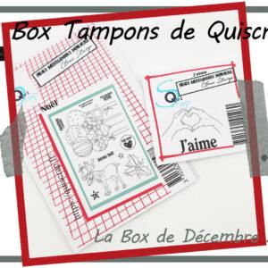 La Box Tampons de Quiscrap