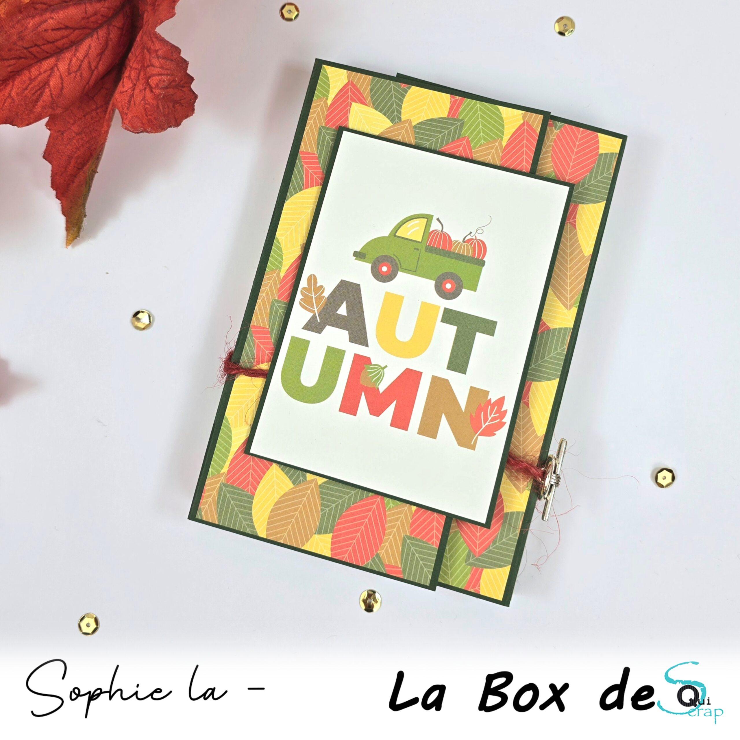 You are currently viewing Tuto n°3 pour la Box de Novembre 2024 par Sophie La