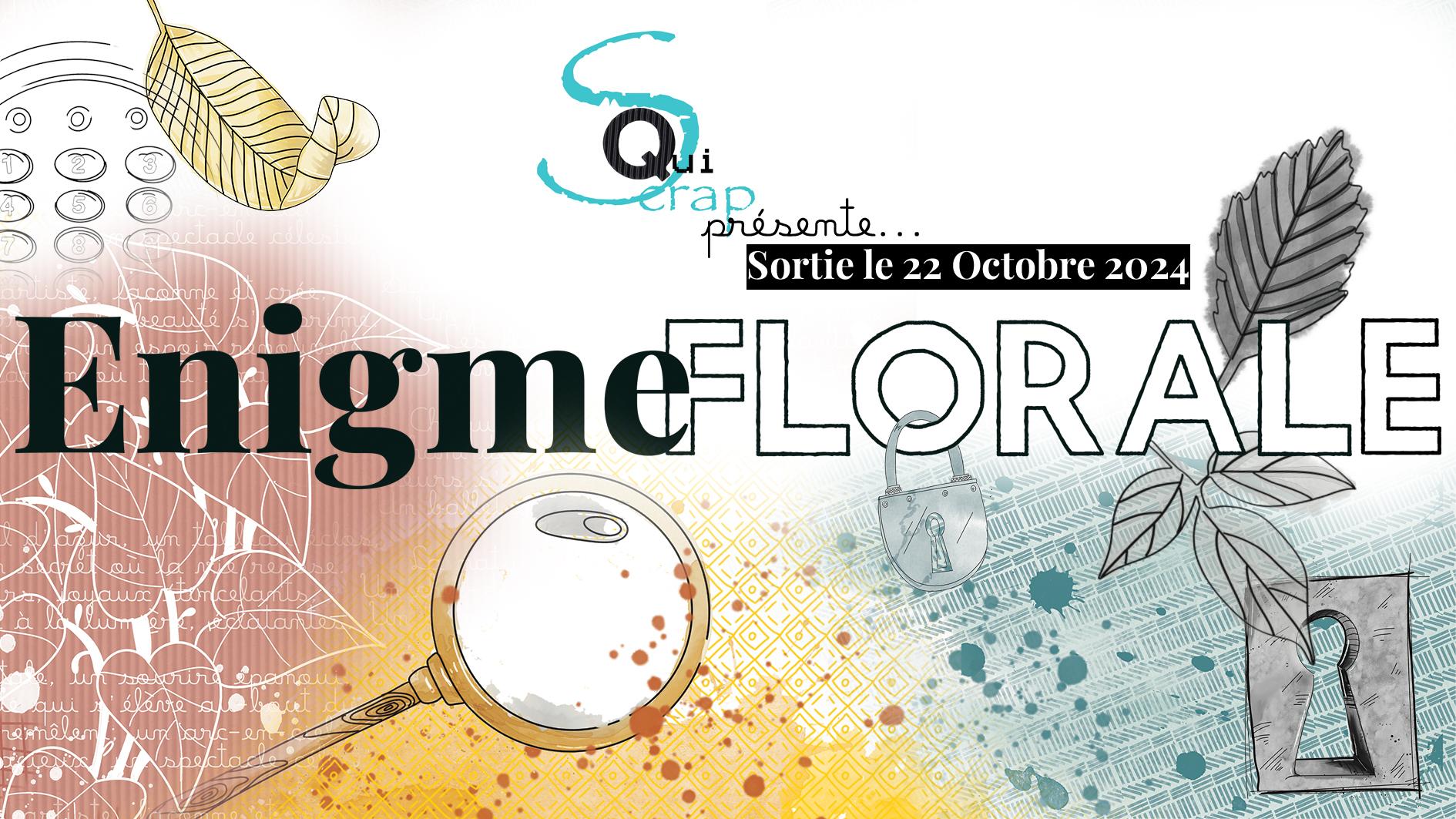 You are currently viewing Plongez au cœur d’Enigme Florale : La nouvelle collection Quiscrap sort aujourd’hui