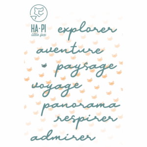 Matrices de découpe Mots de voyage – HA PI Little Fox