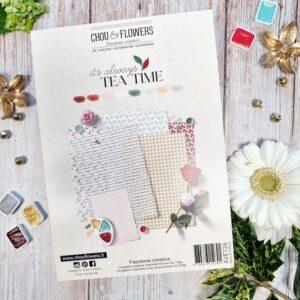 Papeterie Créative A5 – Collection IT’S ALWAYS TEA TIMe – Chou & Flowers