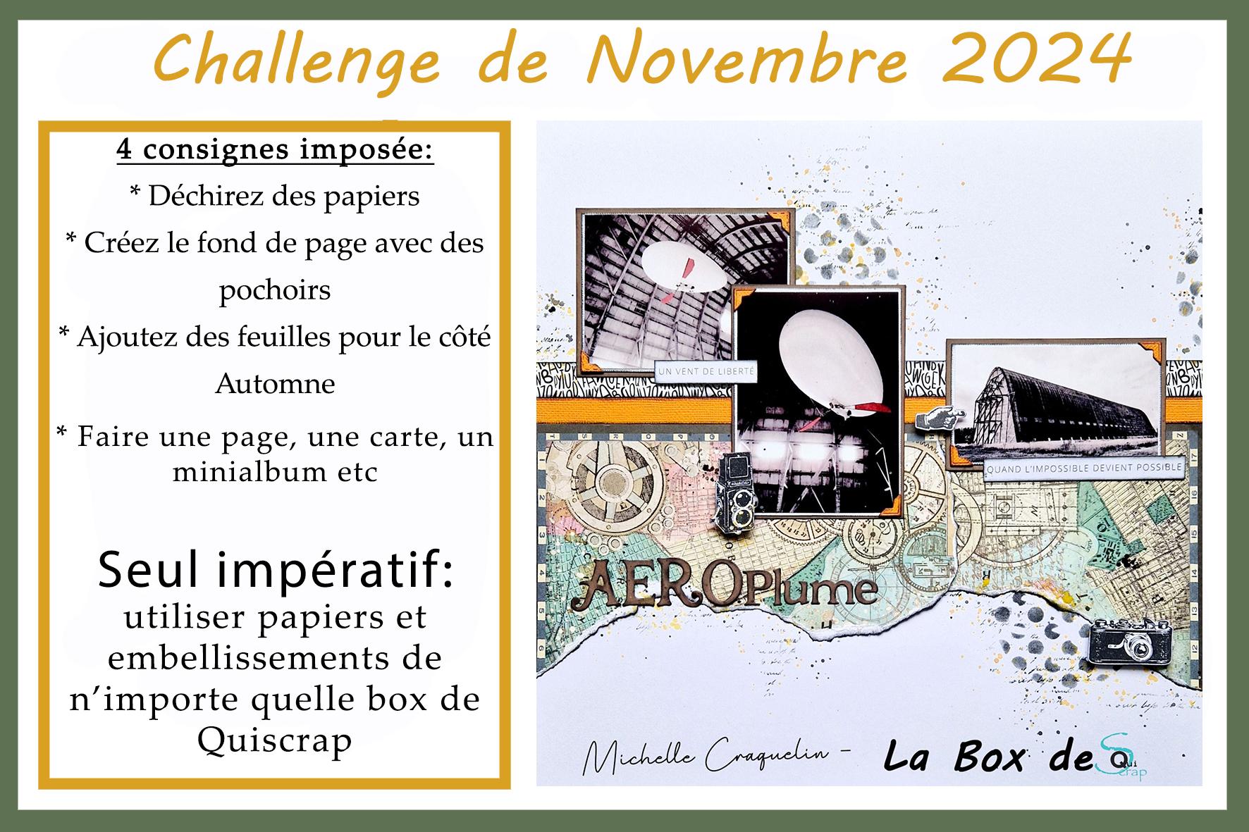 You are currently viewing Le Challenge de Novembre 2024