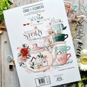 Tampons A4 Theière Feerique – Collection IT’S ALWAYS TEA TIME – Chou & Flowers