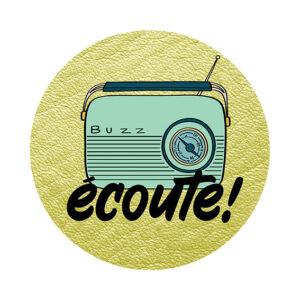 Badge 32 mm – Ecoute – Quiscrap