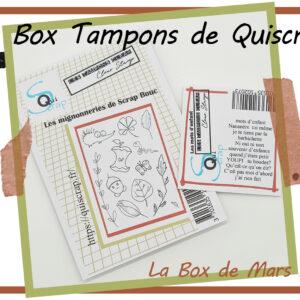 La Box Tampons de Quiscrap