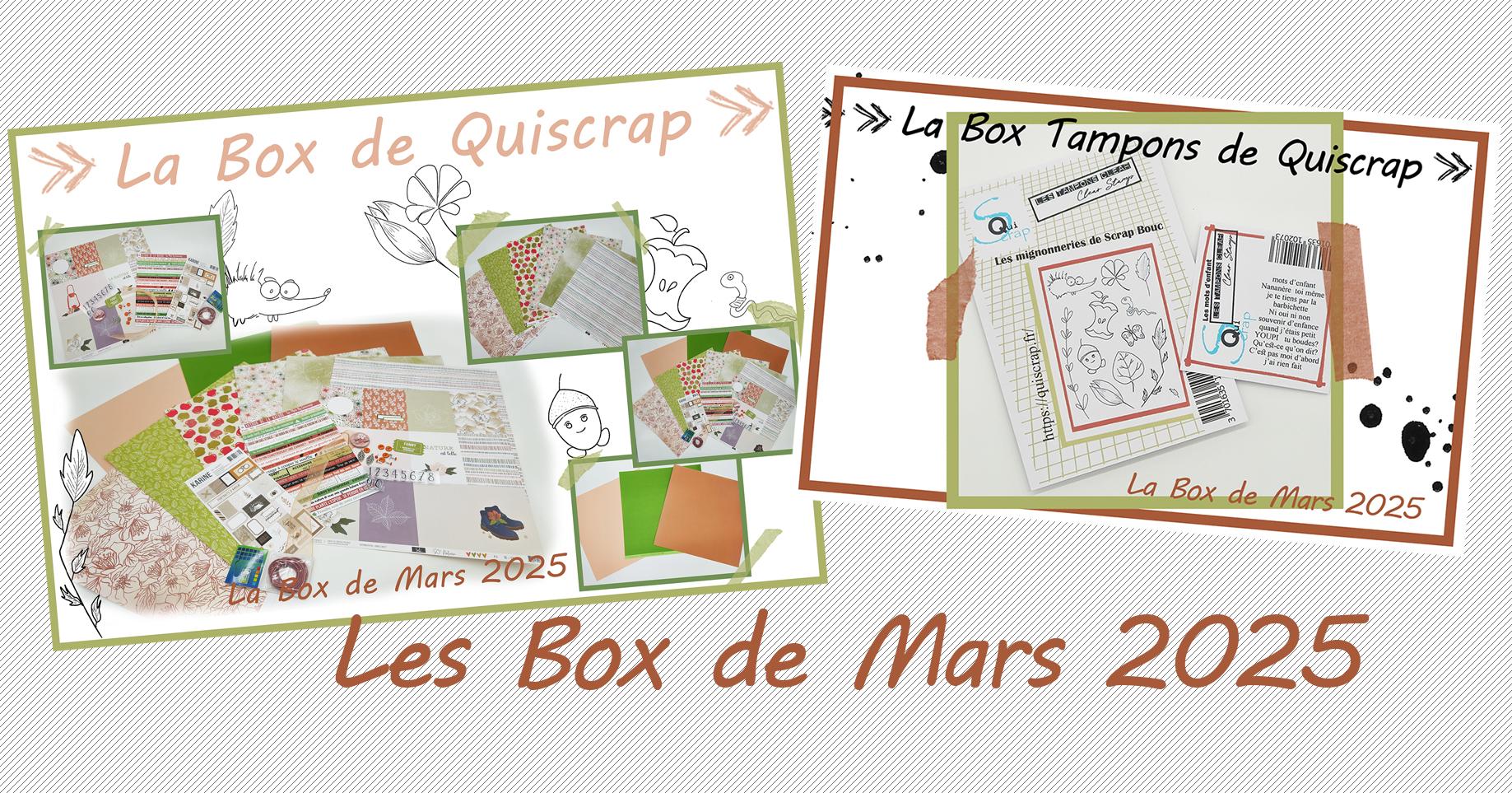 You are currently viewing Les Box de Mars 2025