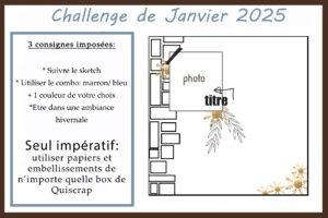 Lire la suite à propos de l’article Le Challenge de Janvier 2025