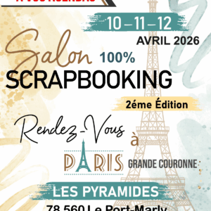 Atelier Le Chat qui scrappe Salon Scrapbooking Paris Les Pyramides (date et horaires à choisir dans le menu déroulant)
